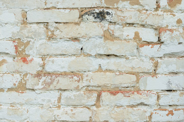 Brick texture with scratches and cracks