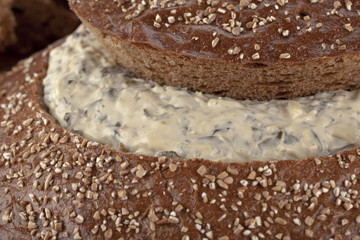 pumpernickel and spinach dip macro