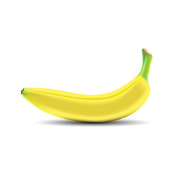 Banana isolated on white background