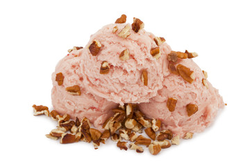 strawberry flavored ice cream