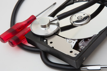 Diagnosis of external hard drive