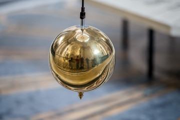 Foucault pendulum inside Paris Pantheon