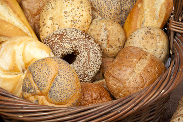 variety of breads