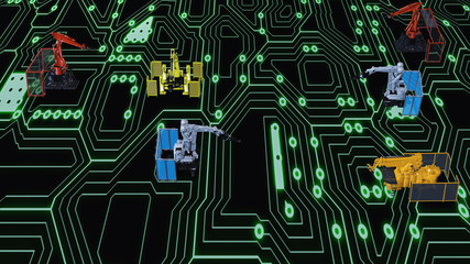 Intelligente Produktion in der digitalen Fabrik 4.0