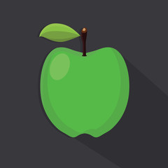 Vector File of Green Apple