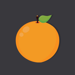 Orange Flat Vector