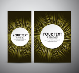 Abstract yellow shining pattern. Graphic resources design template. Vector illustration