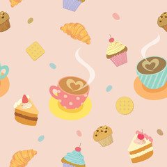 coffee-shop-pattern pink