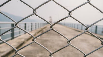 Real iron fence.
