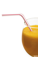 orange juice close up