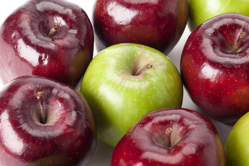 green apple stands out