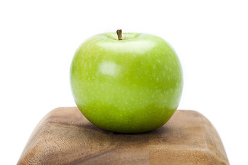 isolated green apple