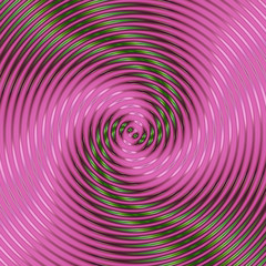 Pattern spirale rosa verde