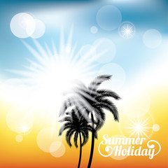 Summer Silhouette background