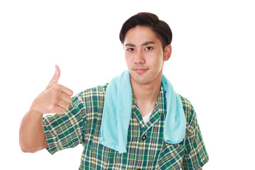 Fototapeta premium 笑顔の男性
