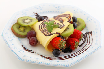 おいしそうなクレープ