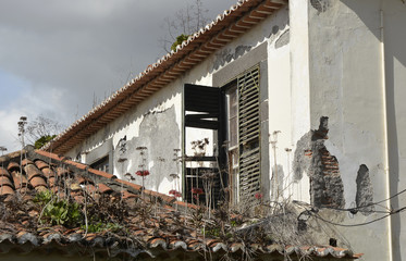 Abandoned building in Funchal, Madeira, Portugal