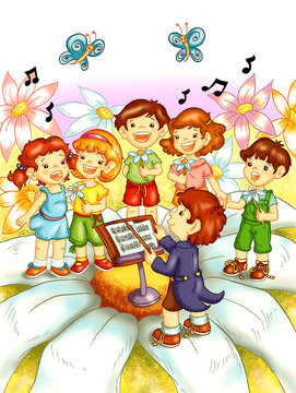 bambini in coro
