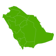 サウジアラビア　地図　国　アイコン