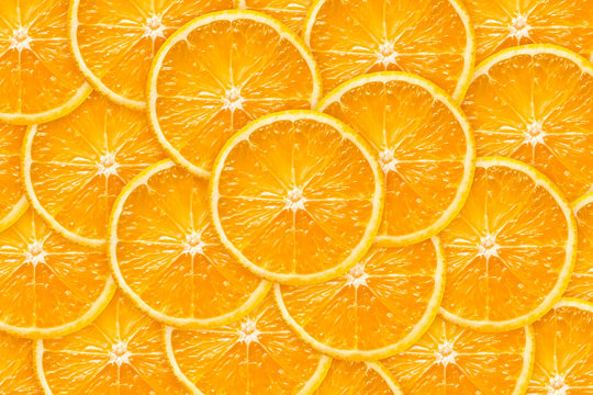 Orange slice background
