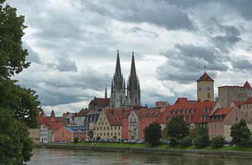 Fototapeta premium View of Regensburg 