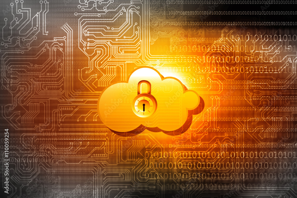 Poster cloud computing security concept