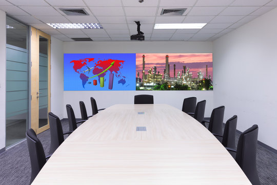 Interior conference room, meeting room, boardroom, Classroom, Of