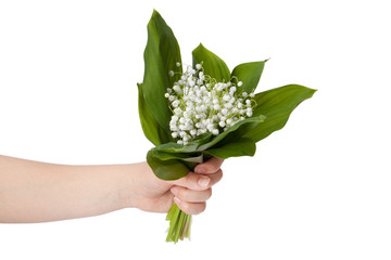 Bouquet of lilies of the valley