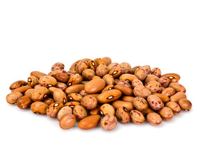 Dried Beans on White Background