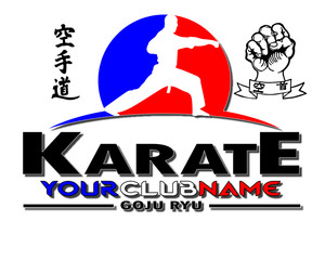 karate logo editable © gabi16