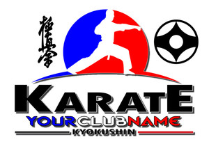 karate logo editable