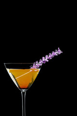 martini with streamer