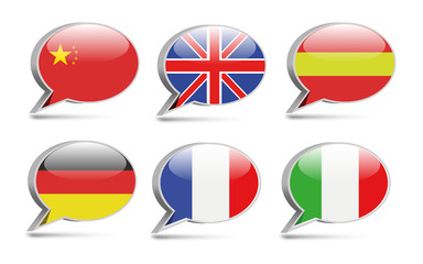 Speech Bubble Flags