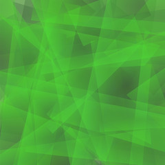 Fototapeta na wymiar Abstract Green Polygonal Background. 