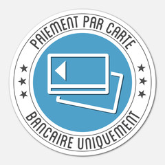 Logo paiement par carte bancaire.