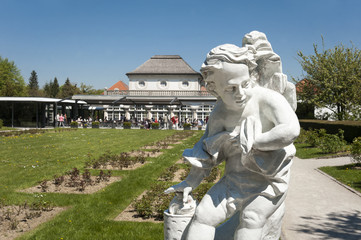 Obraz premium Café im Botanischen Garten