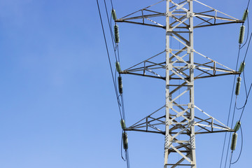 the transmission tower