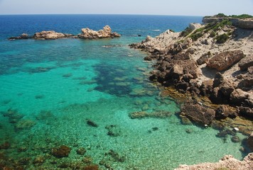 One of the many idyllic coves of the Karpas peninsula in Cyprus.