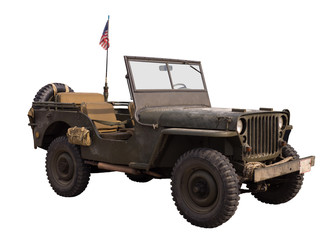 alter militär geländewagen von 1939-45