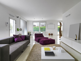 interior view of a modern living room