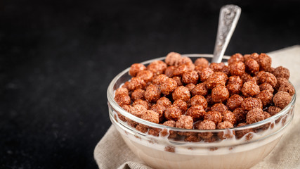 Chocolate cereal balls