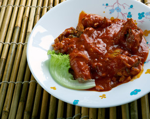 West Africa Spicy Chicken Peanut Soup