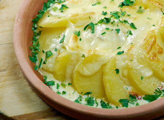 Cod with cream sauce