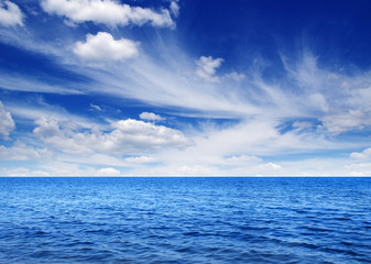 Obraz premium Blue sea water