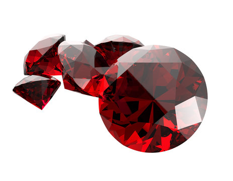 gemstones 3d render