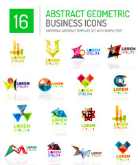 Abstract business icons