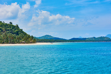 Fototapeta na wymiar Nacapan beach Palawan Philippines