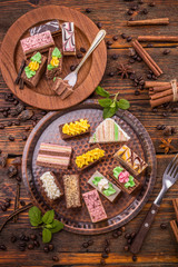 Mini sweet cakes