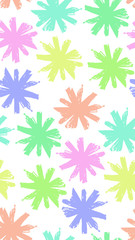 Seamless patter with flowers