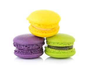  colourful french macaroons